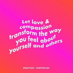 Open image in slideshow, &quot;Love &amp; Compassion&quot; Poster 8x8
